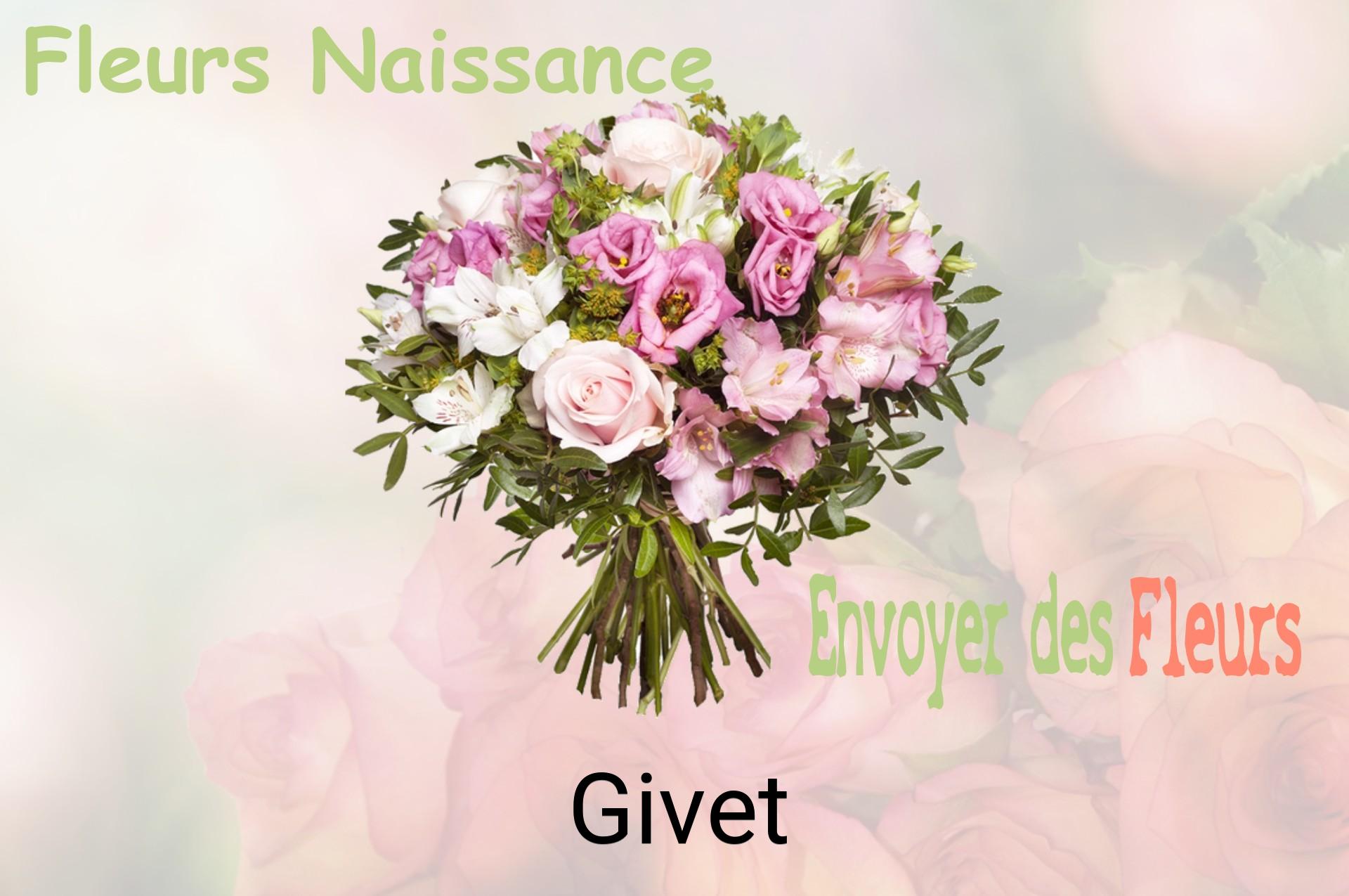 Bouquet de fleurs de naissance livré à Givet